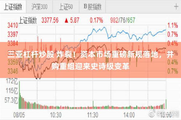 三亚杠杆炒股 炸裂！资本市场重磅新规落地，并购重组迎来史诗级变革