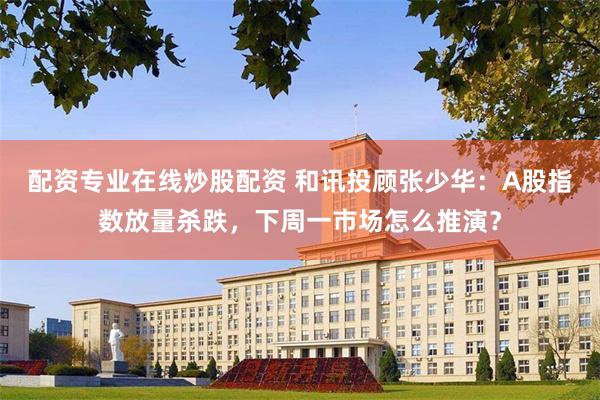 配资专业在线炒股配资 和讯投顾张少华：A股指数放量杀跌，下周一市场怎么推演？