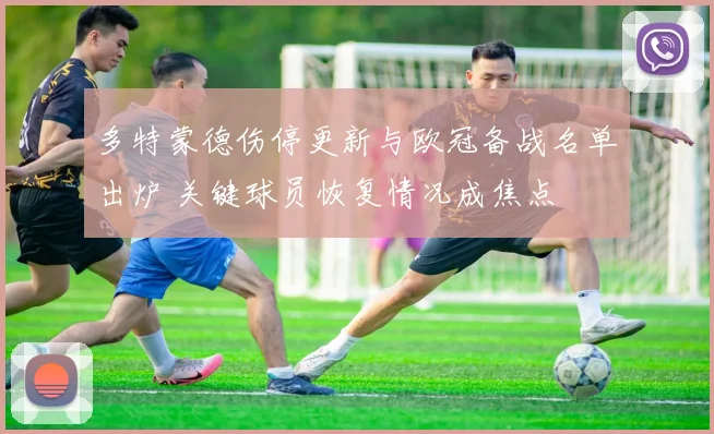 多特蒙德伤停更新与欧冠备战名单出炉 关键球员恢复情况成焦点